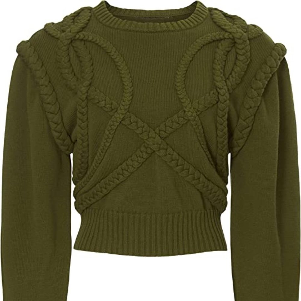 Ronny Kobo Collection Olive Sweater